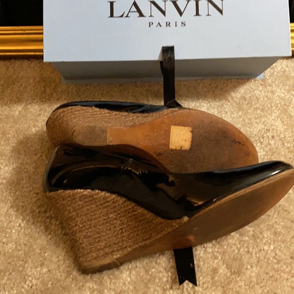 Lanvin Paris Wedge Shoes - Picture 4 of 9